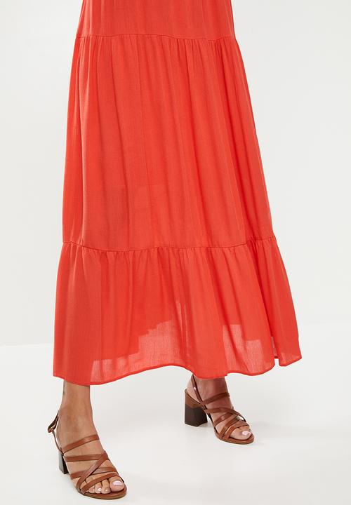 MILLA - Trapeze maxi dress - burnt orange