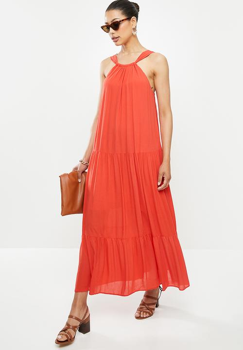 MILLA - Trapeze maxi dress - burnt orange