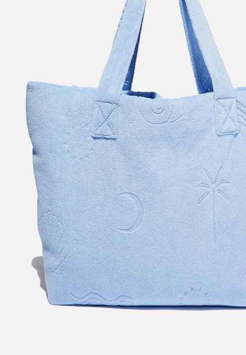 Rubi - Hello sunshine tote - poolside blue