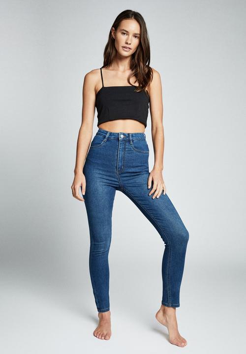 Cotton On - Ultra high super stretch jean - berkley blue pokets