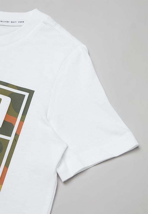 PUMA - Classics graphics tee b - white