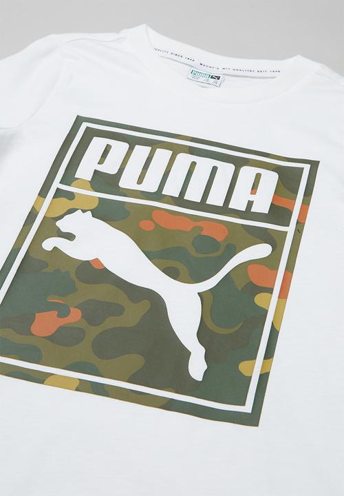 PUMA - Classics graphics tee b - white