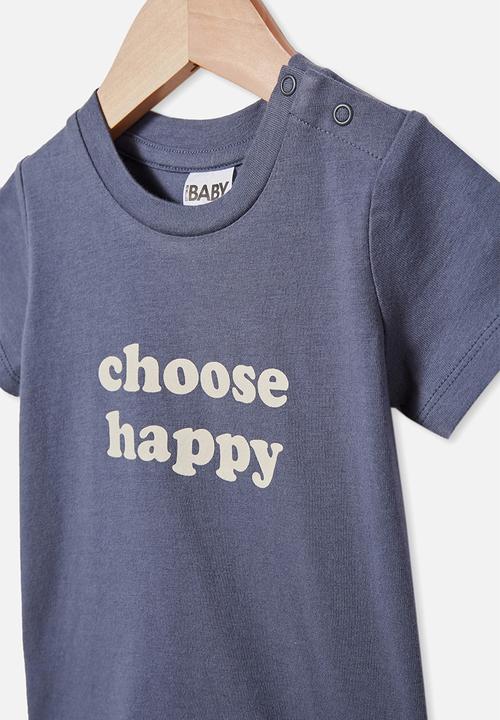 Cotton On - Jamie short sleeve tee - navy
