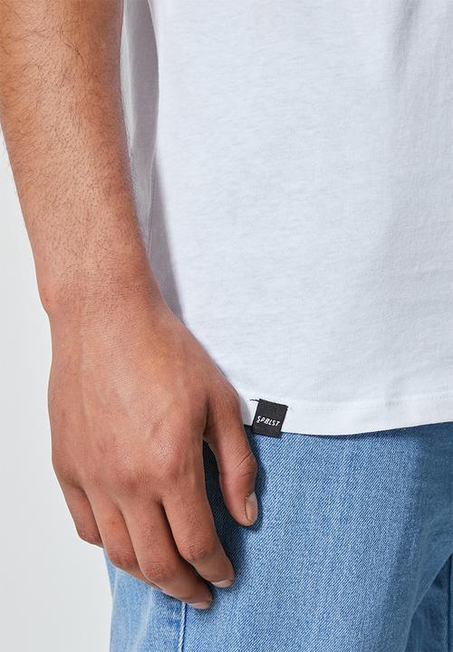 Superbalist - 3 pack Barney longline curved hem tee - white