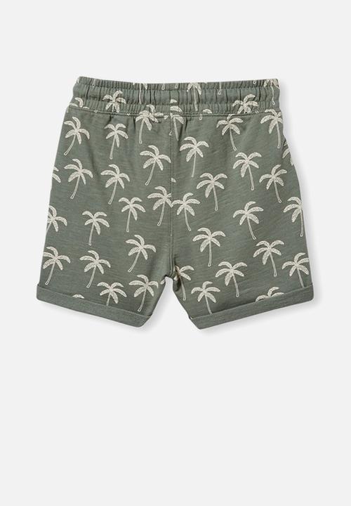 Cotton On - Henry slouch short 60/40 - swag green 