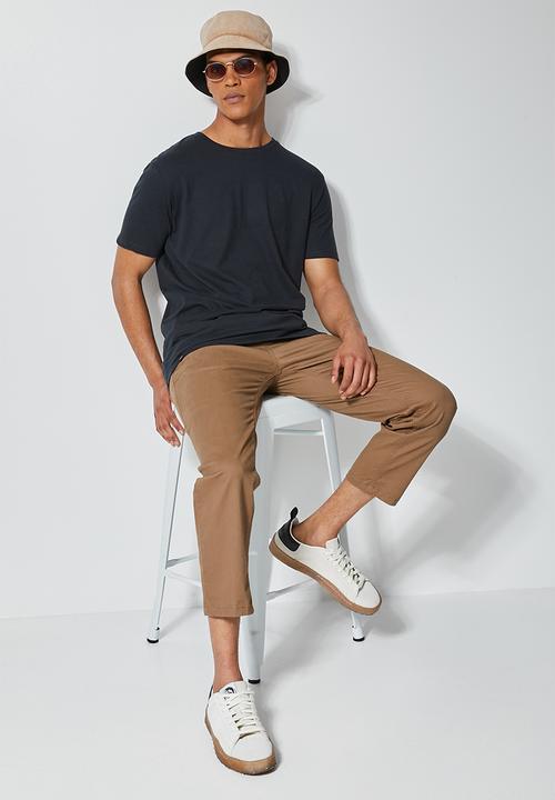 Superbalist - Nate crew neck tee - dark flint grey