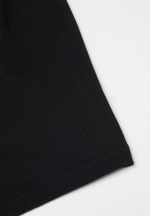 Rebel Republic - Easy elasticated short - black