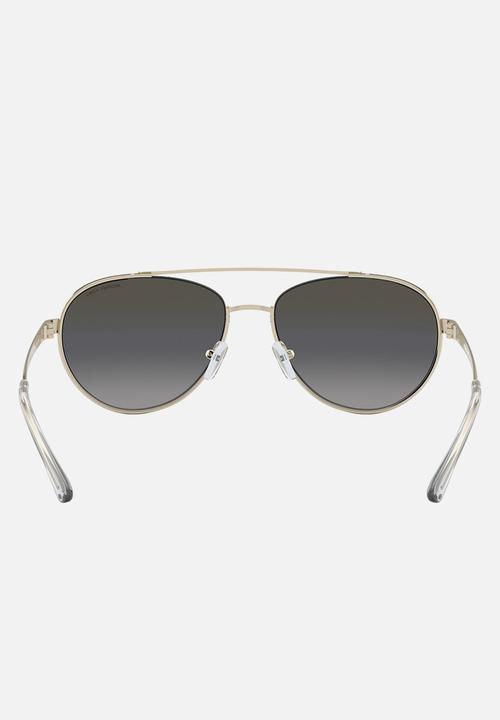 Michael Kors Eyewear - Aventura pilot sunglasses  - blue gradient mirror