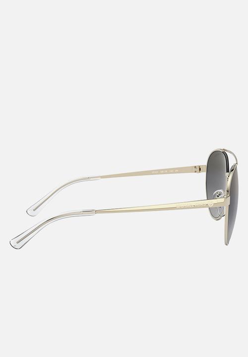 Michael Kors Eyewear - Aventura pilot sunglasses  - blue gradient mirror