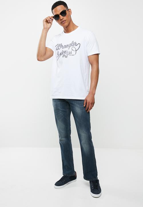 Wrangler - Wrangler Carolina tee - white