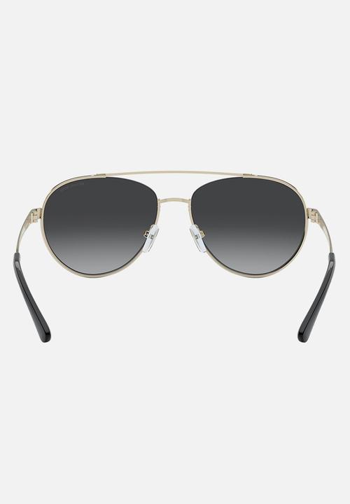 Michael Kors Eyewear - Aventura pilot sunglasses  - dark grey gradient