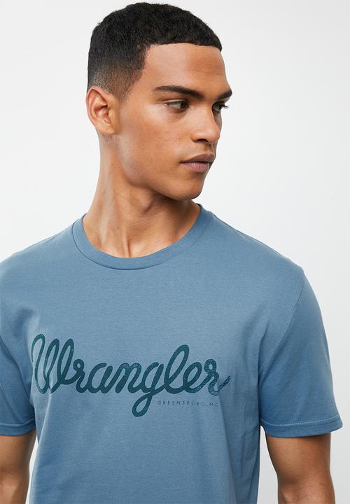 Wrangler - Classic tee - copen blue