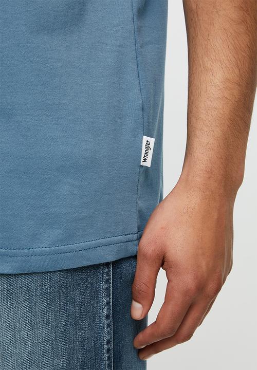 Wrangler - Classic tee - copen blue