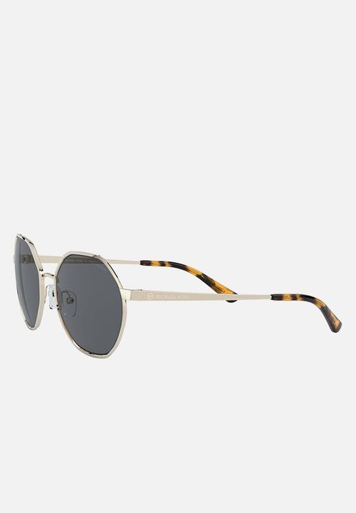 Michael Kors Eyewear - Porto irregular sunglasses  - navy solid