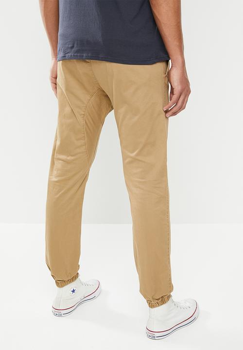 Cotton On - Drake cuffed pant - stone