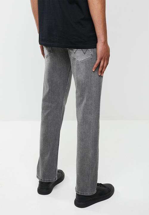 Wrangler - Crank jeans - grey days