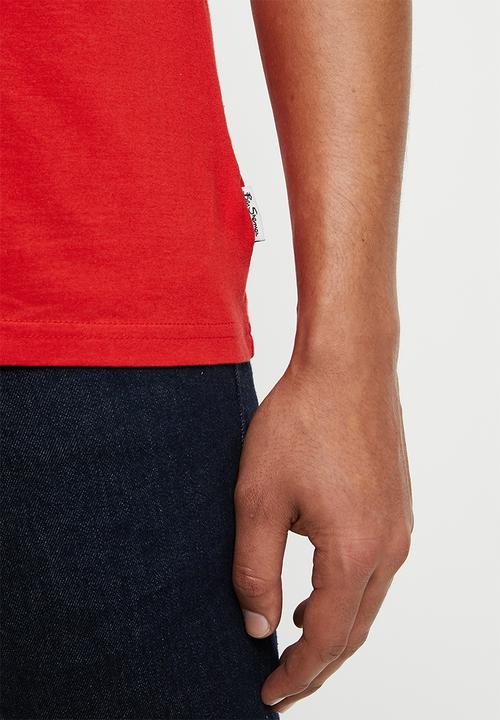 Ben Sherman - Chest print tee - red
