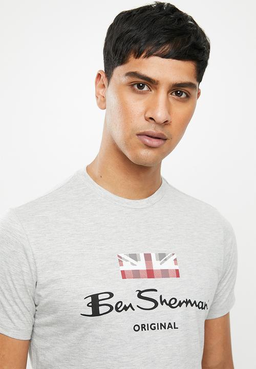 Ben Sherman - Chest print tee - grey