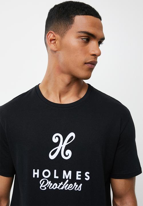 Holmes Bro's - Label tee - black