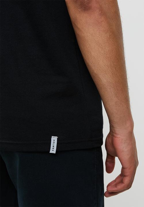 Holmes Bro's - Label tee - black