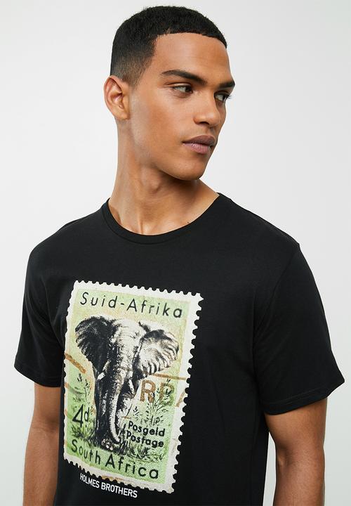 Holmes Bro's - Elephant stamp - black