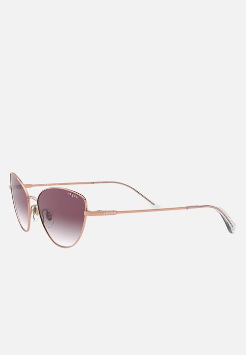 Vogue Eyewear - Vogue cat eye sunglasses - clear gradient violet