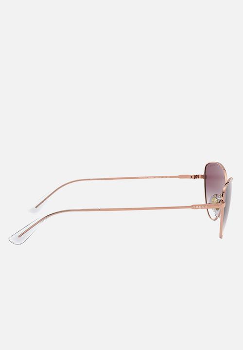 Vogue Eyewear - Vogue cat eye sunglasses - clear gradient violet