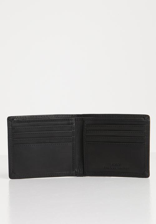 POLO - Tuscany leather credit card billfold - black