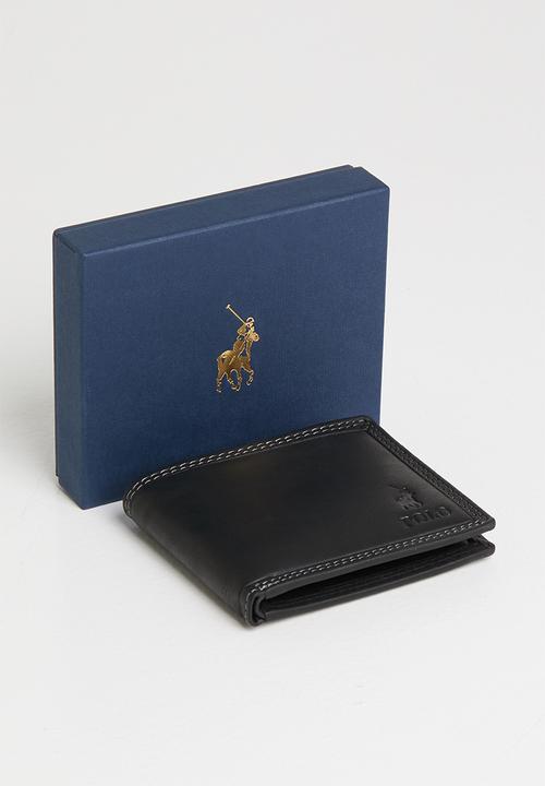 POLO - Tuscany leather credit card billfold - black