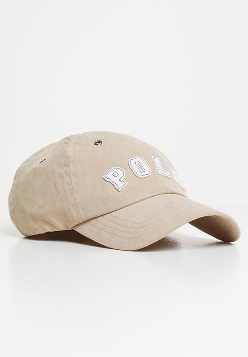 POLO - Ladies peached microfibre 6 panel peak - neutral
