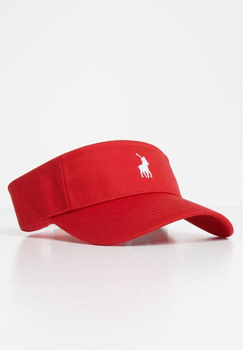 POLO - Paris cotton twill visor - red