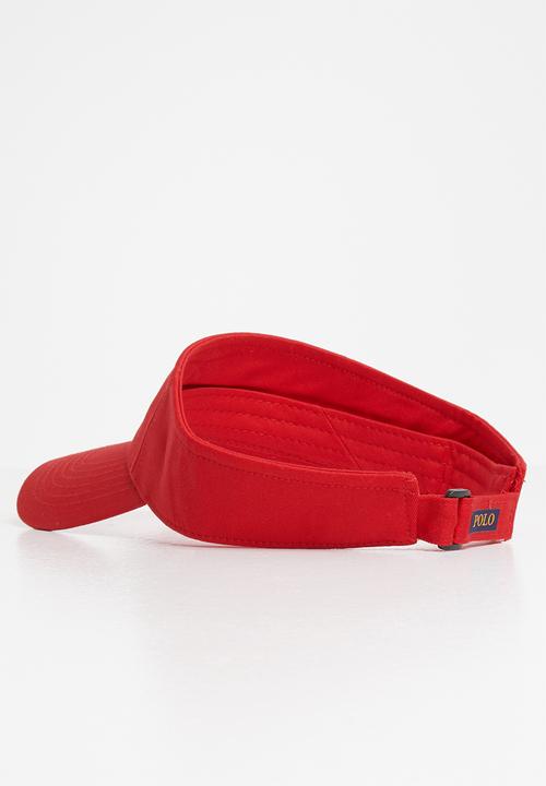 POLO - Paris cotton twill visor - red