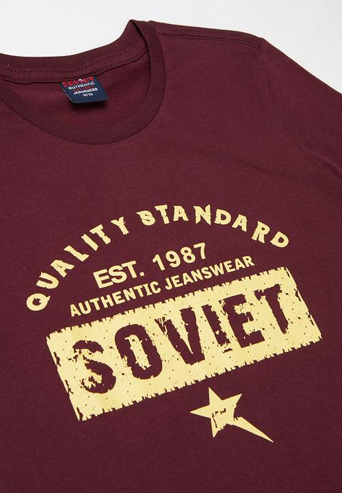SOVIET - Boys gambino - burgundy