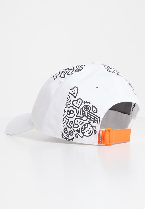 PUMA - Puma x mr doodle cap - black & white 