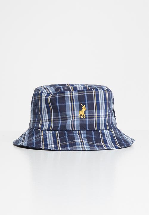 POLO - Mens jacob reversible check bucket - navy