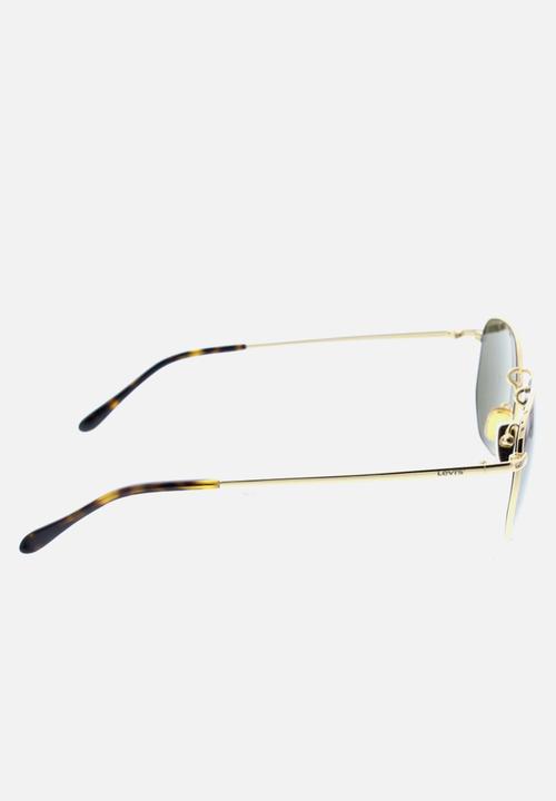 Levi’s® - Levi's hexagonal sunglasses  51-21-140 - gold & black