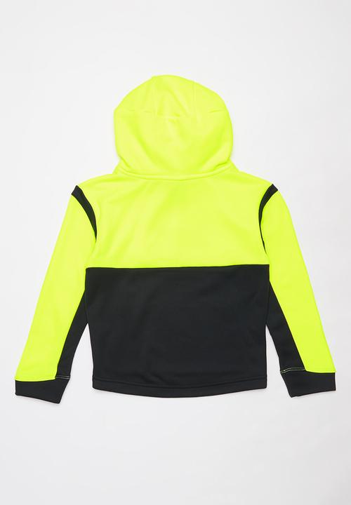Nike - Nkb therma swoosh po hoodie - yellow & black 