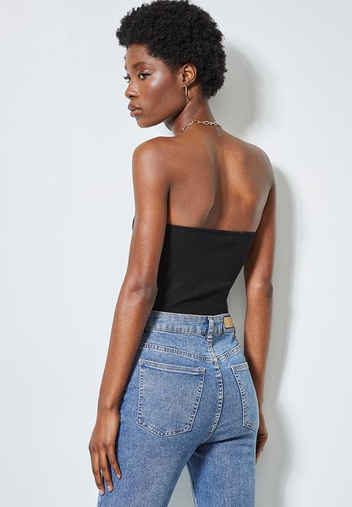 Superbalist - 2Pack boobtube tops - rust & black
