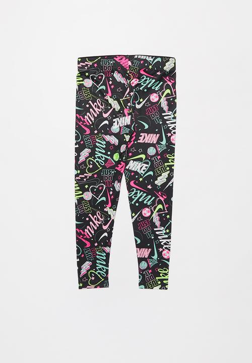 Nike - Nkg nsw scribble print legging - black