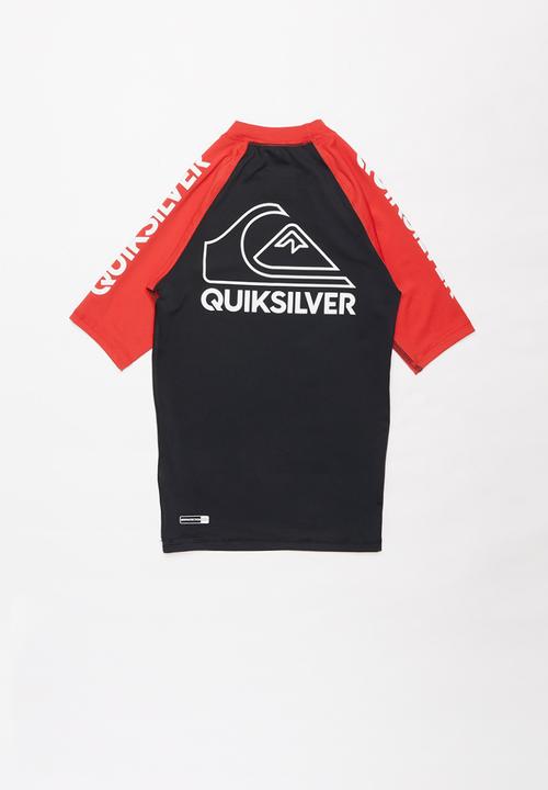 Quiksilver - On tour short sleeve youth eu - red & navy