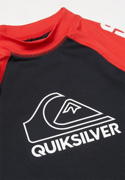 Quiksilver - On tour short sleeve youth eu - red & navy