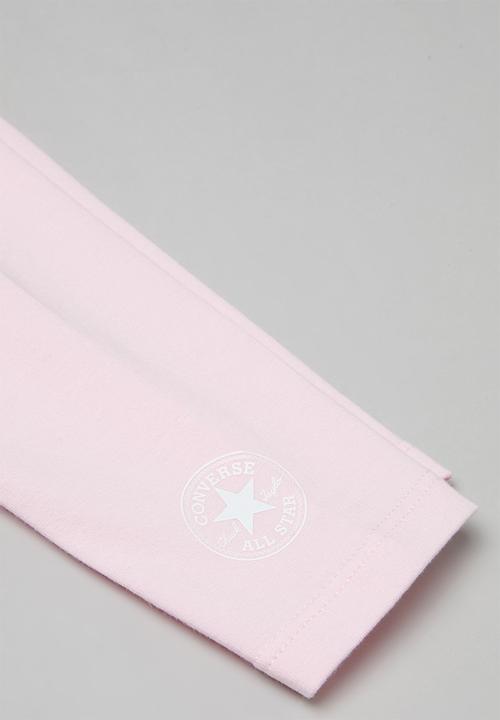 Converse - Cnvg girl flutter legging set - white & pink