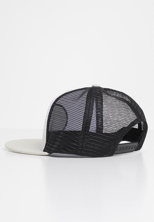 Superbalist - Jared trucker cap - white & beige