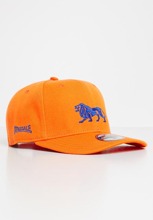 Lonsdale - Peak cap lion logo - orange