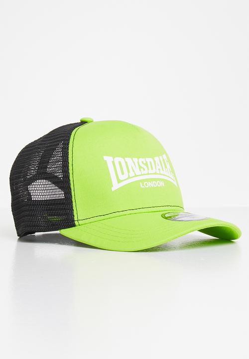 Lonsdale - Peak cap - green & black 