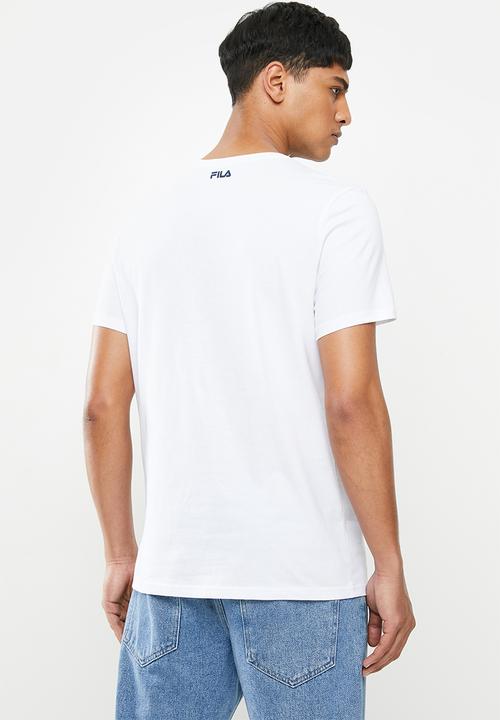 FILA - Mono deckle T-shirt - white