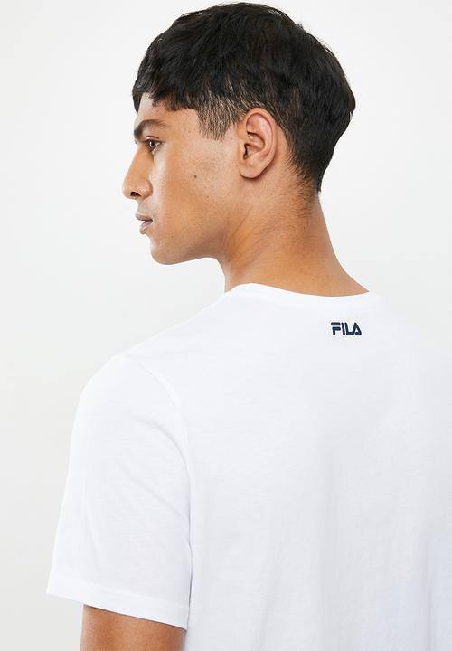 FILA - Mono deckle T-shirt - white