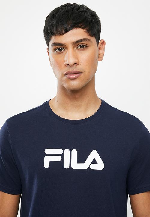 FILA - Mono deckle T-shirt - navy