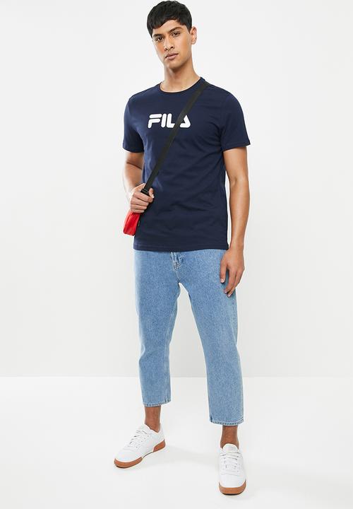 FILA - Mono deckle T-shirt - navy
