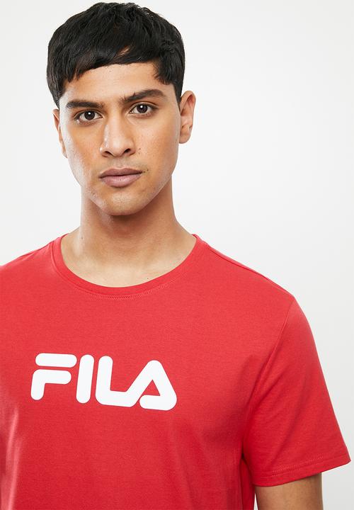 FILA - Mono deckle T-shirt - red